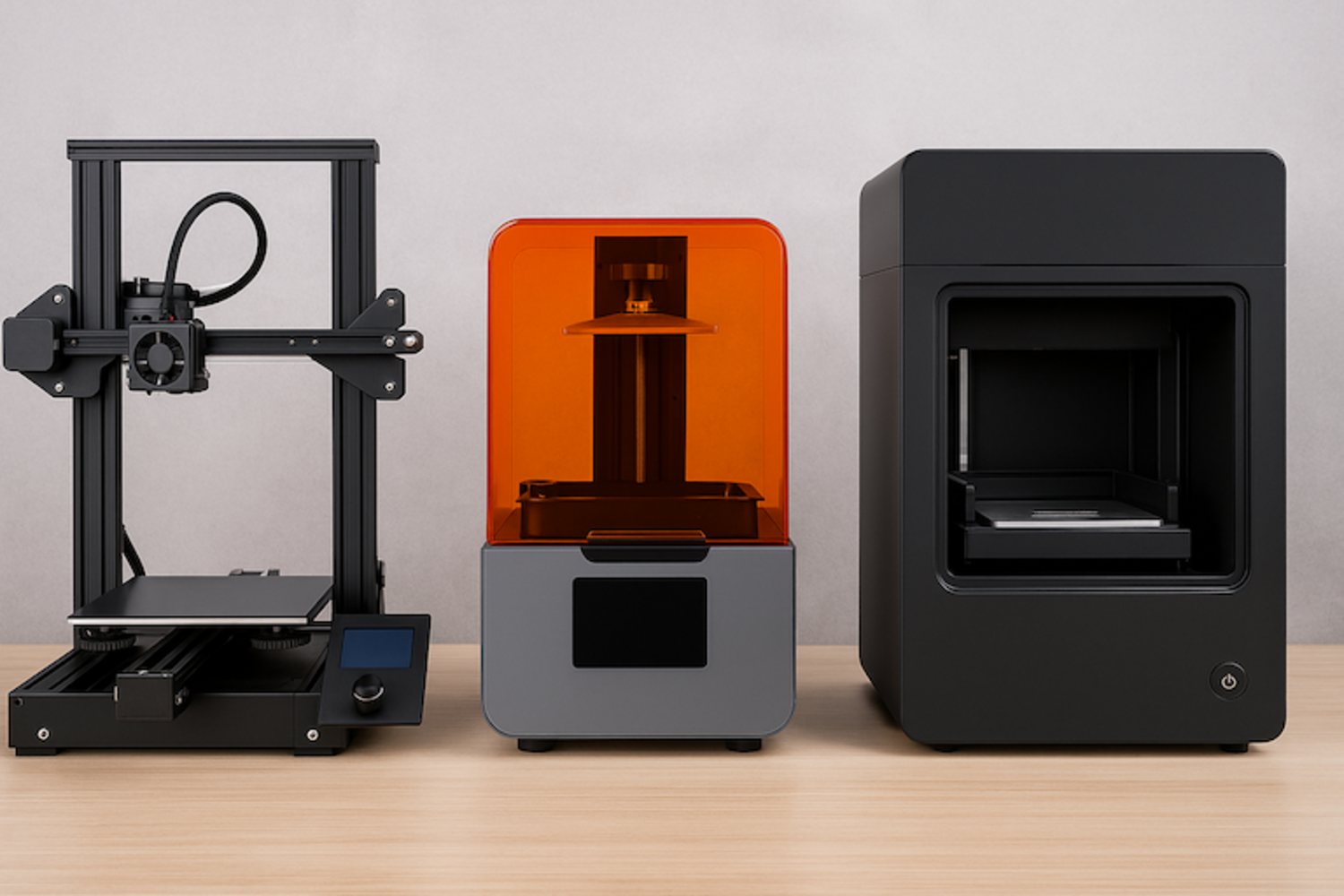 3D printers: FDM vs SLA vs SLS